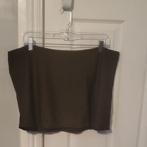 Merona Brown Swim Skirt 16W/18W